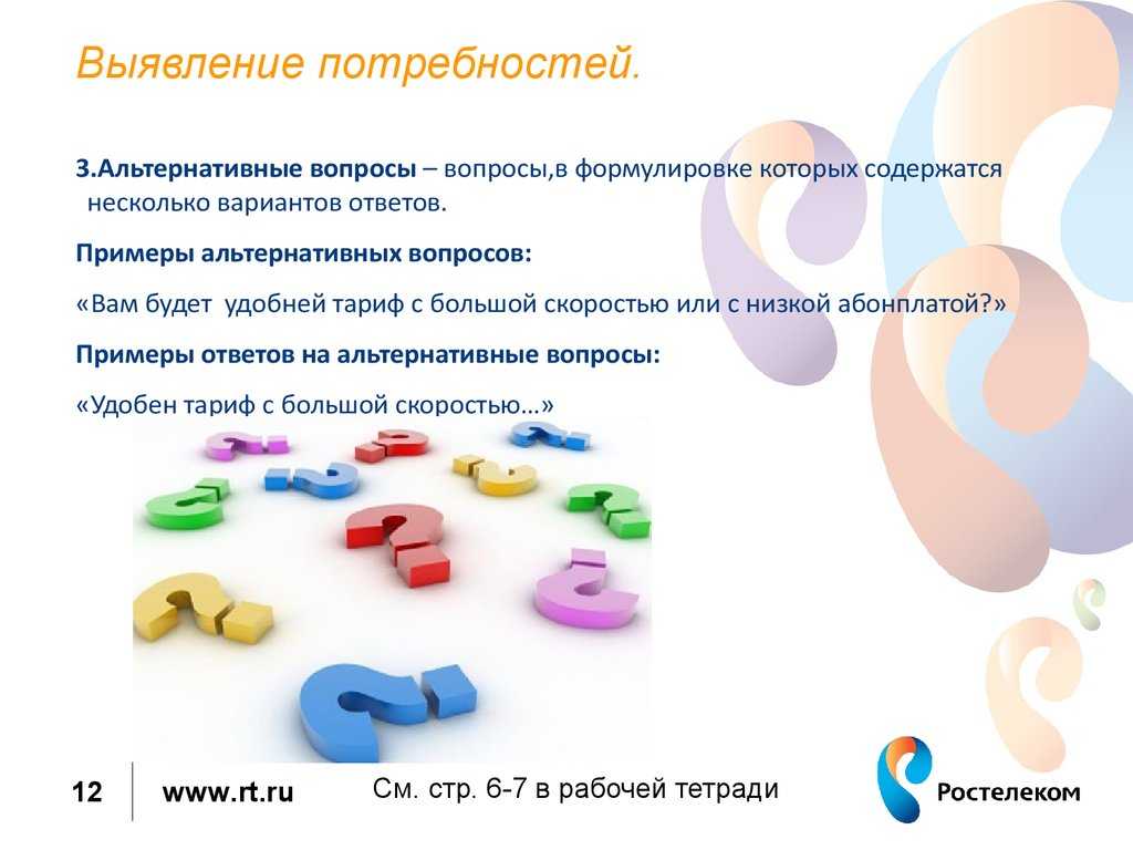 Выявление потребностей в продажах презентация