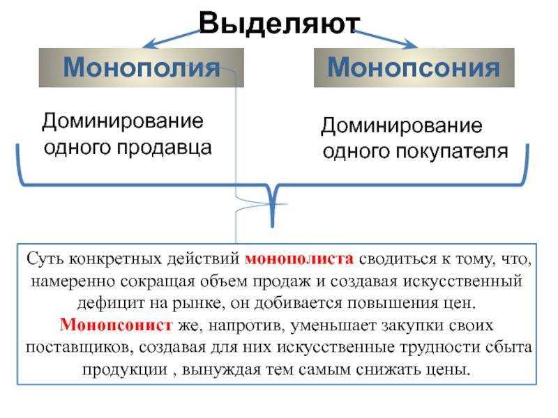 Что такое монополия в экономике простыми словами?