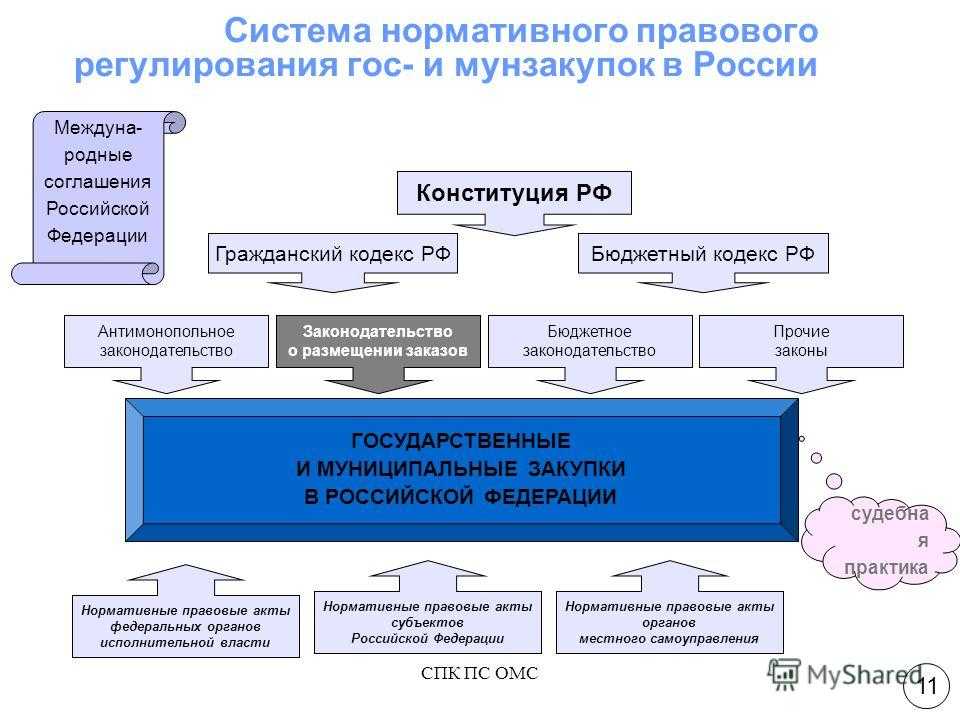 Организация закупок в российской федерации