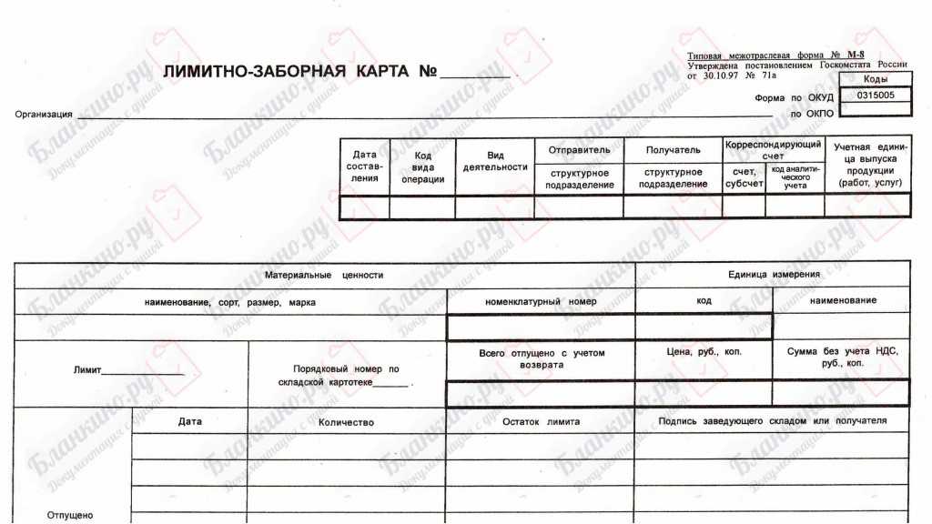 Образец карточки складского учета материалов 2022