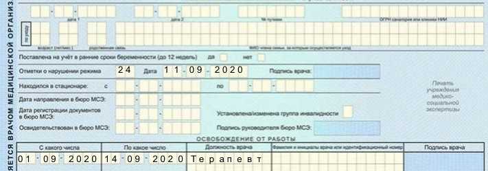 Нарушение режима больничного листа в 2021 году