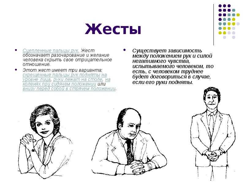 Виды невербального общения и их характеристика