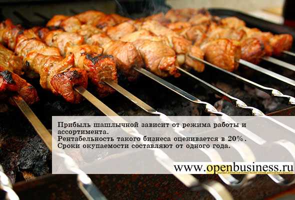 Бизнес план шашлык на вынос