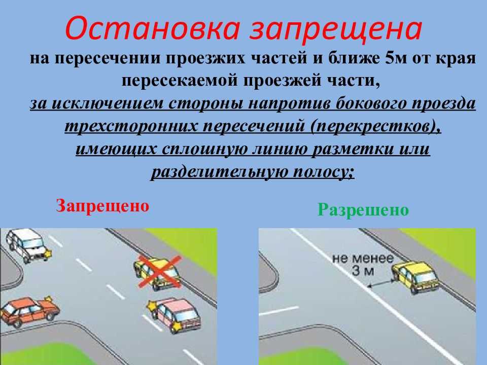 Вынужденная остановка – это прекращение движения из-за опасности или неисправности транспортного средства Остановка может быть вынужденной при появлении препятствия на дороге, а также из-за неудовлетворительного состояния водителя или пассажиров Во время