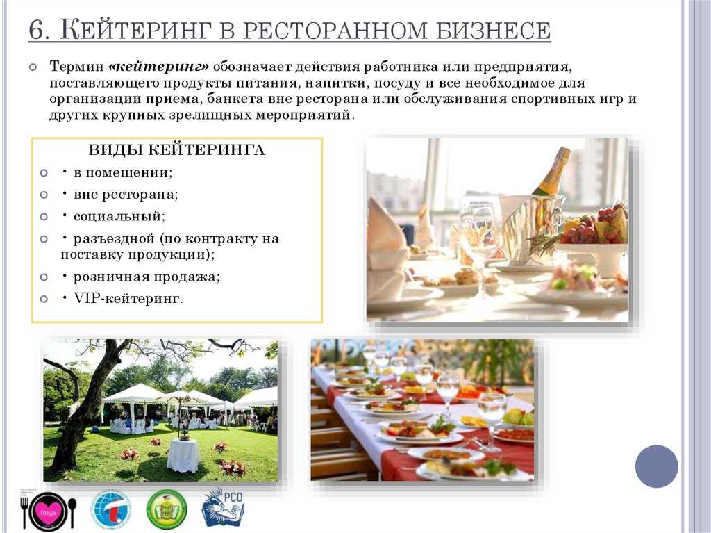 Кейтеринг - что это и как на этом заработать - технология бизнеса