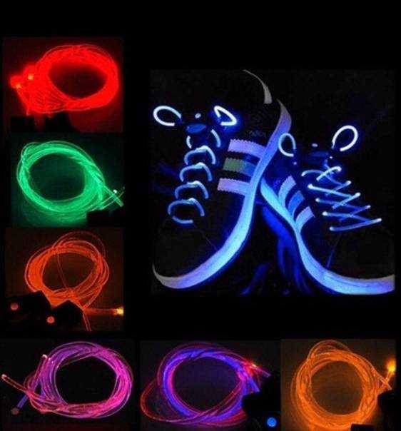 Как сделать светящиеся шнурки с помощью люминофора. как сделать светящиеся шнурки в домашних условиях