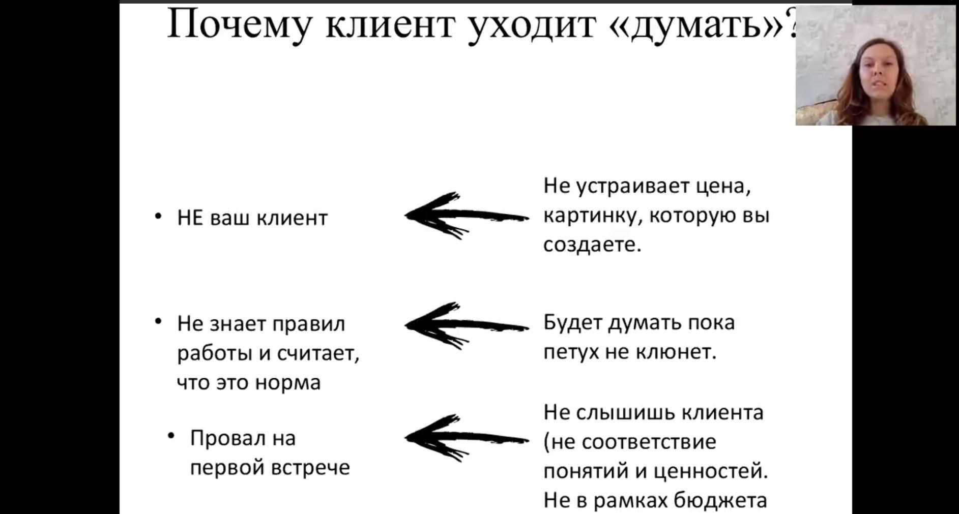 Клиент уходит