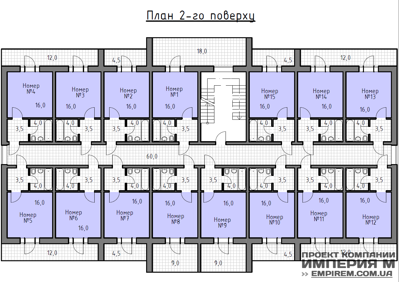 Типовые проекты мини гостиниц