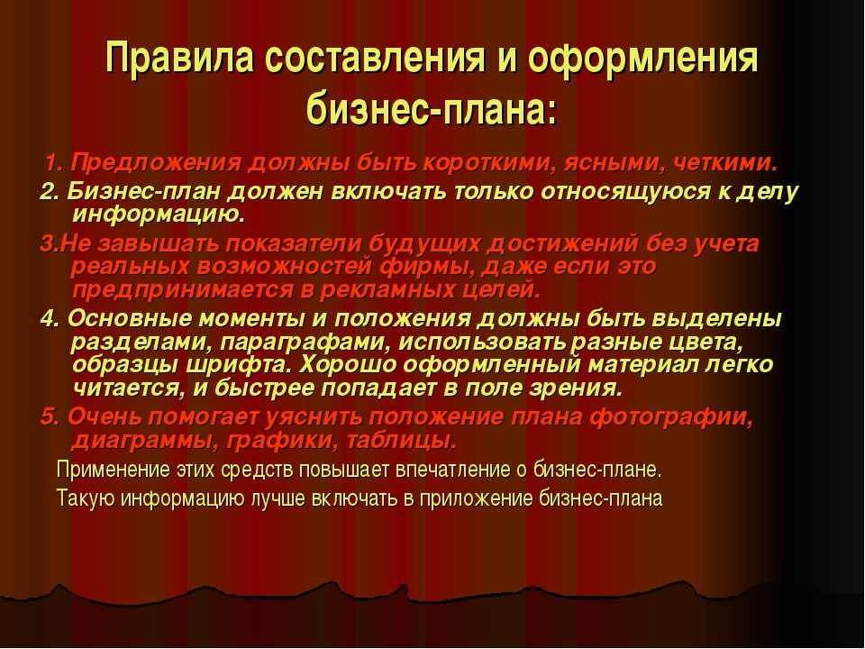 Требования к бизнес проекту