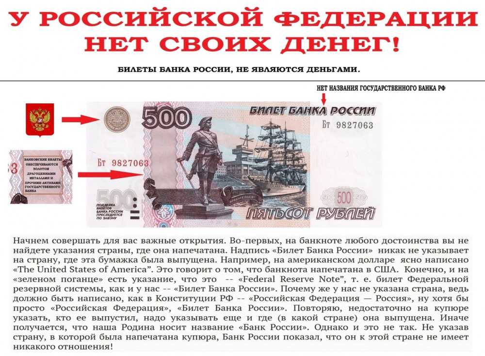 Что такое билет банка россии это