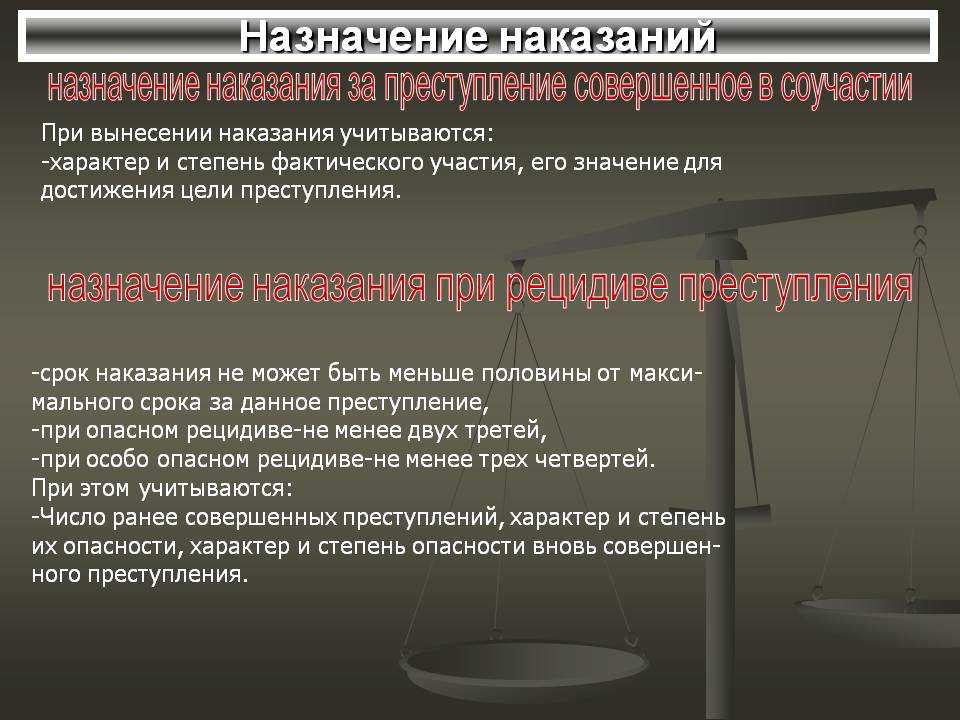 Меры наказания по статьям ук рф за пособничество